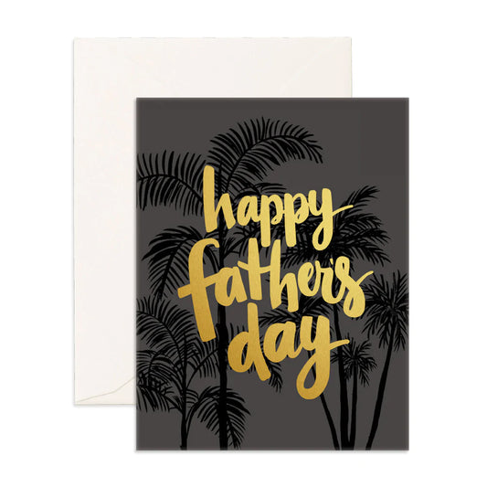 Father's Day Palms Greeting Card
