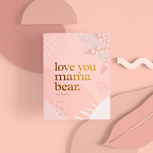 Mama Bear Greeting Card