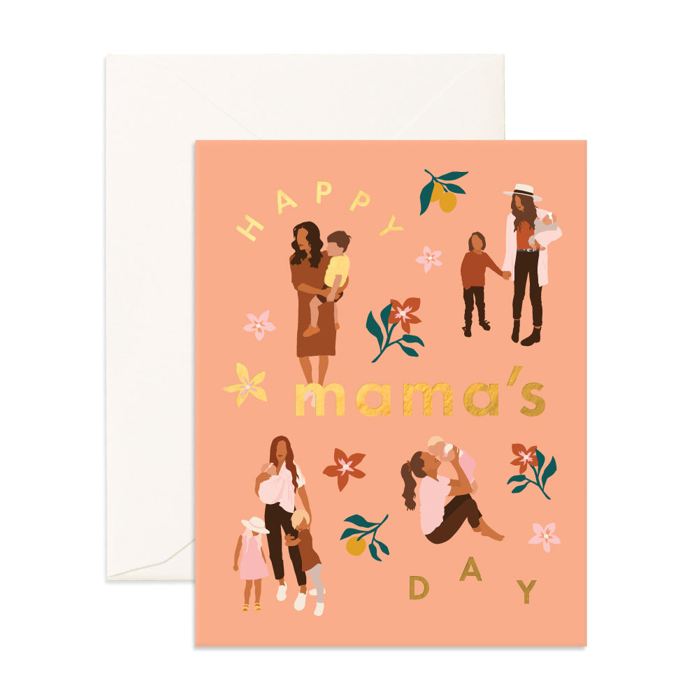 Happy Mamas Day Greeting Card