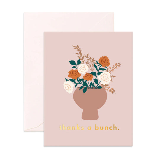 Thanks A Bunch Still Life Greeting Card