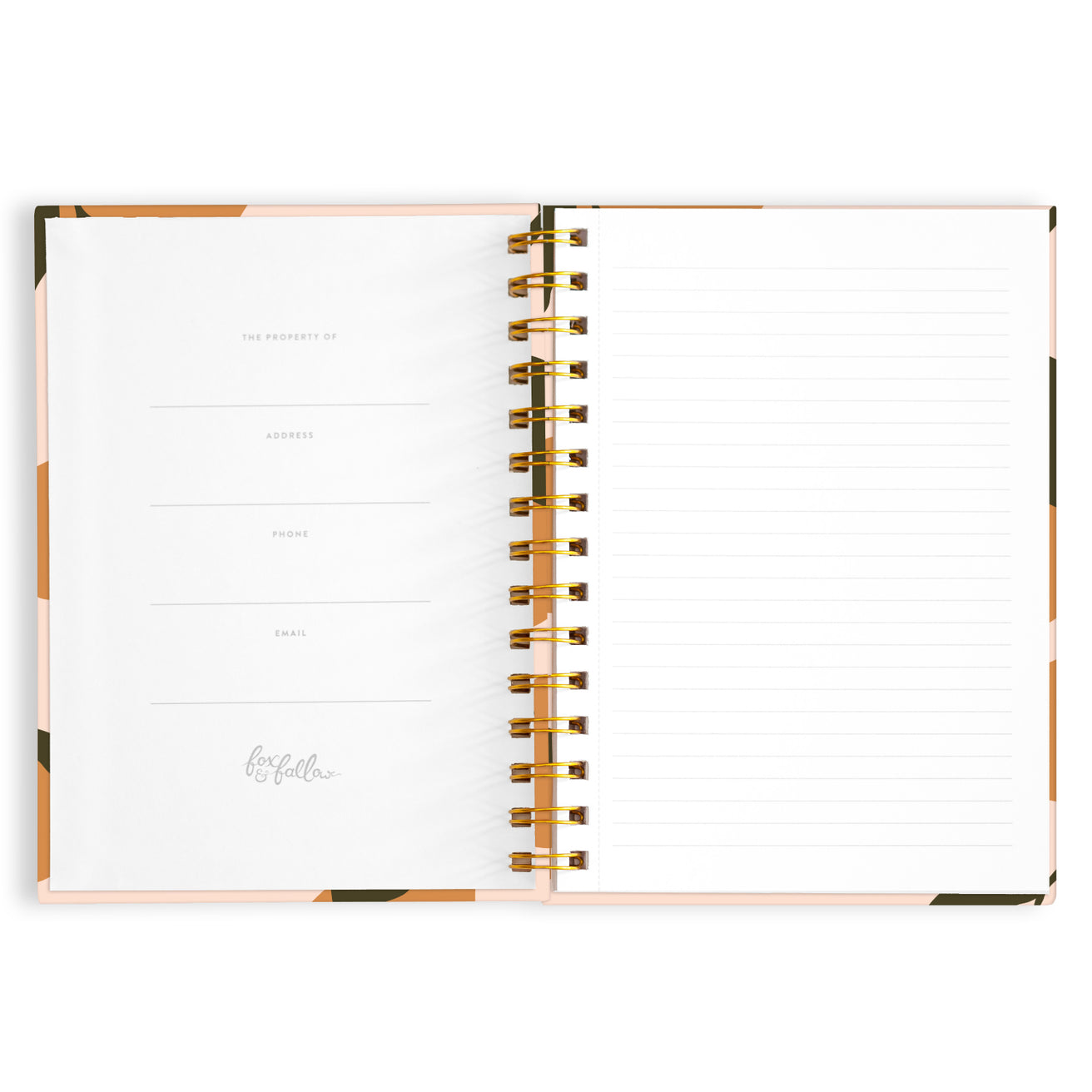 Golden Pears Medium Spiral Notebook