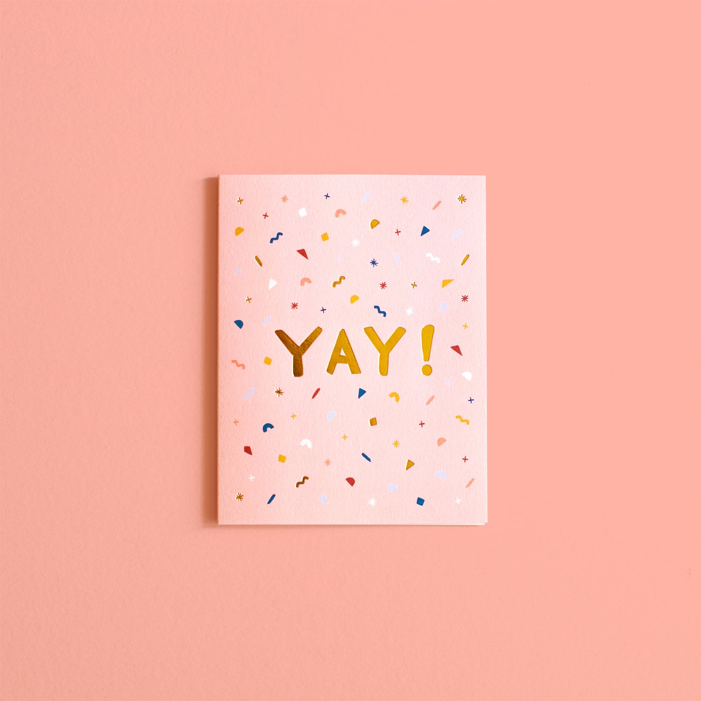 Yay Confetti Greeting Card